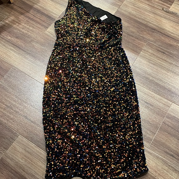 NWT NY&C Lena Sequined Dress - Picture 7 of 7